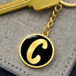 Initial C v2b - Luxury Keychain