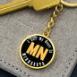 Heart In Minnesota - Luxury Keychain