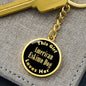 American Eskimo Dog v2 - Luxury Keychain