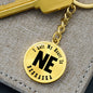 Heart In Nebraska v01 - Luxury Keychain