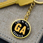 Heart In Georgia - Luxury Keychain