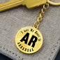 Heart In Arkansas v01 - Luxury Keychain