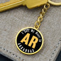 Heart In Arkansas - Luxury Keychain