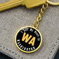 Heart In Washington - Luxury Keychain