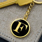 Initial F v2a - Luxury Keychain