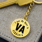 Heart In Virginia v01 - Luxury Keychain