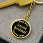 Scottish Deerhound v2 - Luxury Keychain