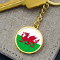 Welsh Flag - Luxury Keychain