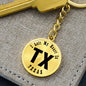 Heart In Texas v01 - Luxury Keychain