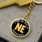 Heart In Nebraska - Luxury Keychain