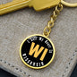 Heart In Wisconsin - Luxury Keychain