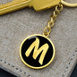 Initial M v2b - Luxury Keychain