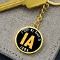 Heart In Iowa - Luxury Keychain