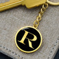 Initial R v2a - Luxury Keychain
