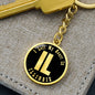 Heart In Illinois v02 - Luxury Keychain