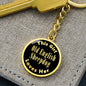 Old English Sheepdog v2 - Luxury Keychain