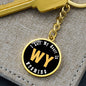Heart In Wyoming - Luxury Keychain