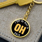 Heart In Ohio - Luxury Keychain