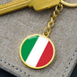 Italian Flag - Luxury Keychain