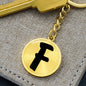 Initial F v1b - Luxury Keychain