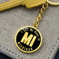 Heart In Michigan v02 - Luxury Keychain