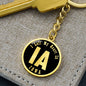 Heart In Iowa v02 - Luxury Keychain