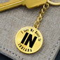 Heart In Indiana v01 - Luxury Keychain