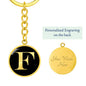 Initial F v2a - Luxury Keychain