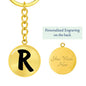 Initial R v1b - Luxury Keychain