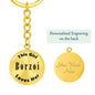 Borzoi - Luxury Keychain