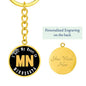 Heart In Minnesota - Luxury Keychain