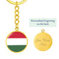 Hungarian Flag - Luxury Keychain