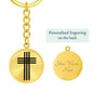 Stylized Cross - Luxury Keychain