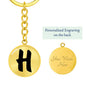 Initial H v1b - Luxury Keychain