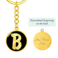 Initial B v2b - Luxury Keychain