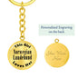 Norwegian Lundehund - Luxury Keychain