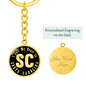 Heart In South Carolina v02 - Luxury Keychain