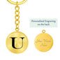 Initial U v1a - Luxury Keychain
