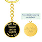 Miniature American Shepherd v2 - Luxury Keychain