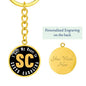 Heart In South Carolina - Luxury Keychain