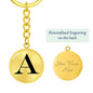 Initial A v1a - Luxury Keychain
