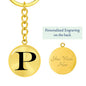 Initial P v1a - Luxury Keychain