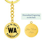 Heart In Washington v01 - Luxury Keychain