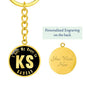 Heart In Kansas v02 - Luxury Keychain