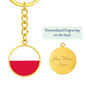 Polish Flag - Luxury Keychain