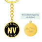 Heart In Nevada v02 - Luxury Keychain