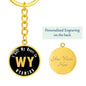 Heart In Wyoming - Luxury Keychain