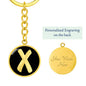 Initial X v2b - Luxury Keychain