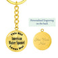 American Water Spaniel - Luxury Keychain