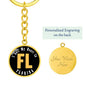 Heart In Florida - Luxury Keychain